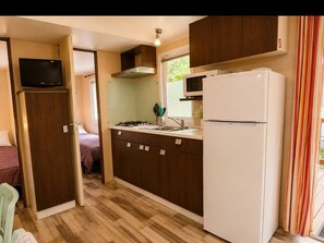 Microwave, coffee/tea maker - Cozy mobile home - 6 guests (Mauléon-Licharre)