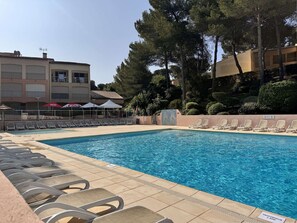 Pool - Calm studio, pool - 2 guests (Sanary-sur-Mer)
