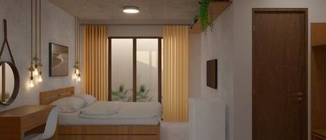 Standard Triple Room, Garden View