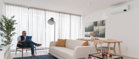 Phòng đôi Deluxe | Khu phòng khách