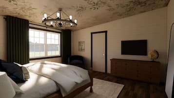 Desk, iron/ironing board, free WiFi, bed sheets