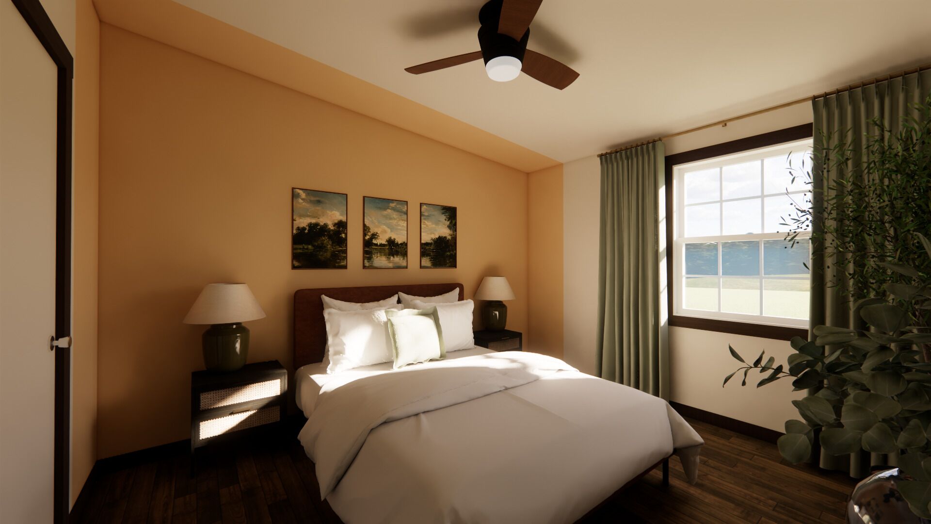 Desk, iron/ironing board, free WiFi, bed sheets