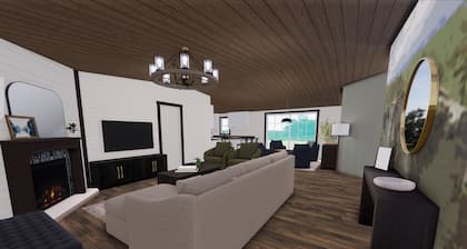 NEW! Spacious Farmhouse Cabin, 30 acres w/ Pond, Waterfall, Trails