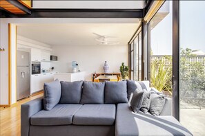 Living area - Cathedral Perfect View Loft (AC in each room) (Heroica Puebla de Zaragoza)