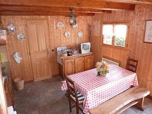 Dining - Chalet with exceptional view of Mont Blanc! (PASSY)