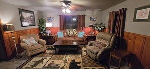 Smart TV - The Hideaway on Locust, 2 bedroom, pet friendly home in Lead Hill, Arkansas (Lead Hill)