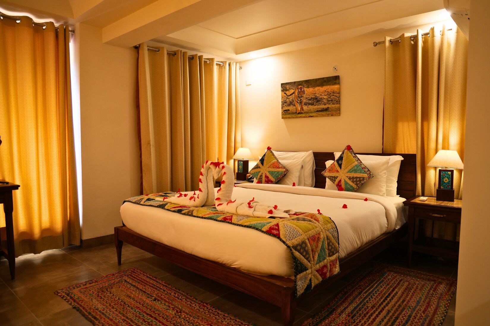 In-room safe, desk, blackout curtains, soundproofing