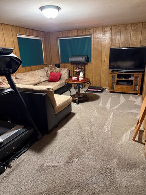 Smart-TV, Kamin, Videospiele, DVD-Player
