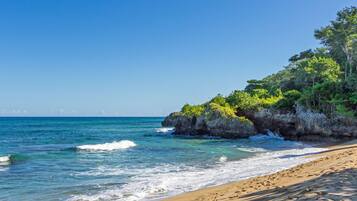 Accommodatie ligt op het strand