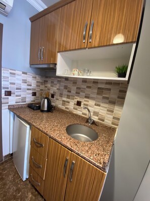 豪華雙人房單人入住, 露台, 城市景