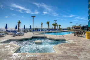 Pool - Beautifully Decorated unit with Pool & Ocean Views (Myrtle Beach)