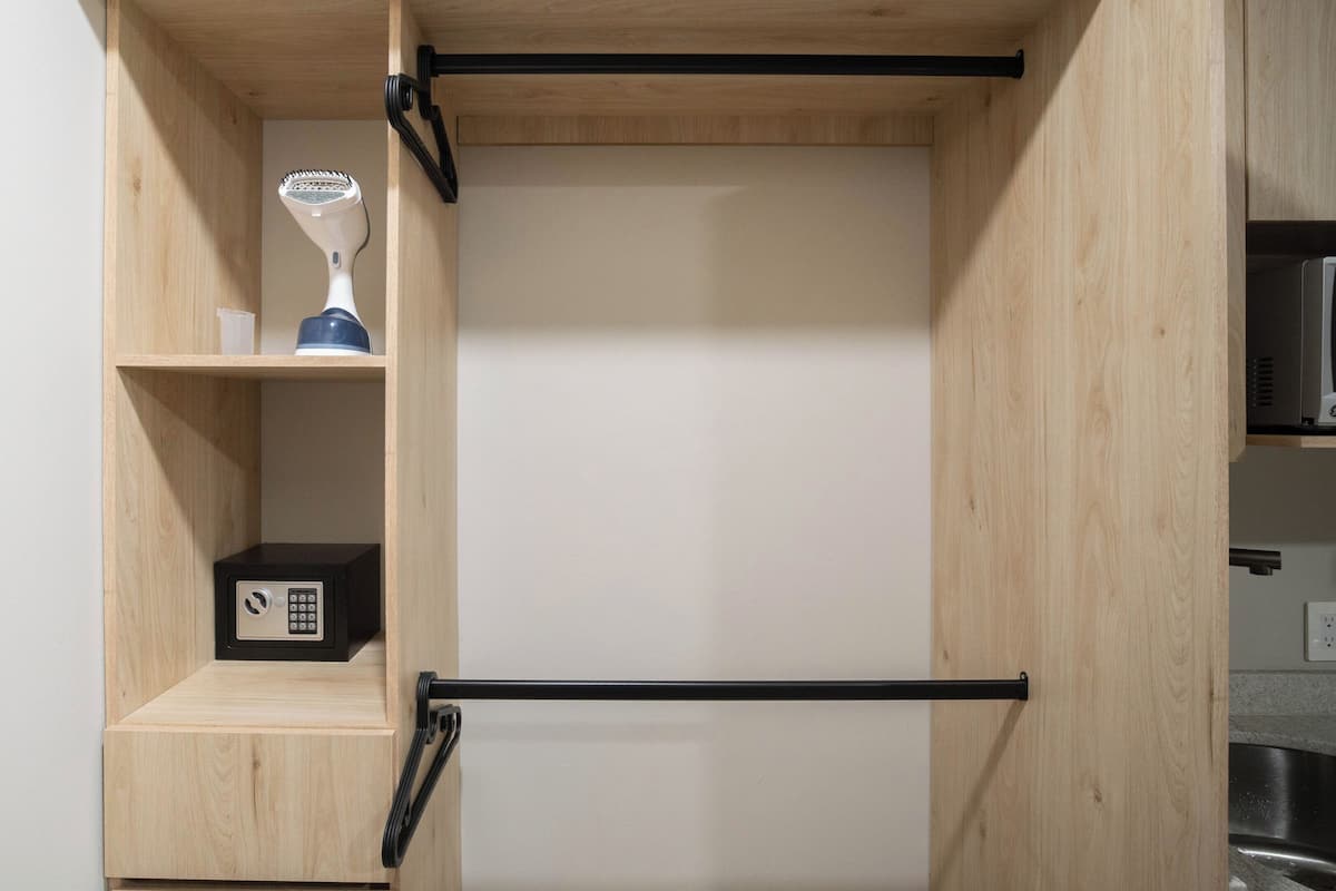 Minibar, in-room safe, desk, laptop workspace