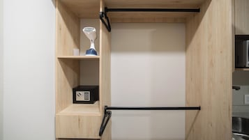 Minibar, in-room safe, desk, laptop workspace