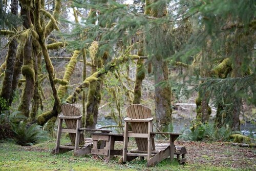Tranquil Cabin 1 “Spruce”| Riverside | Near Olympic NP