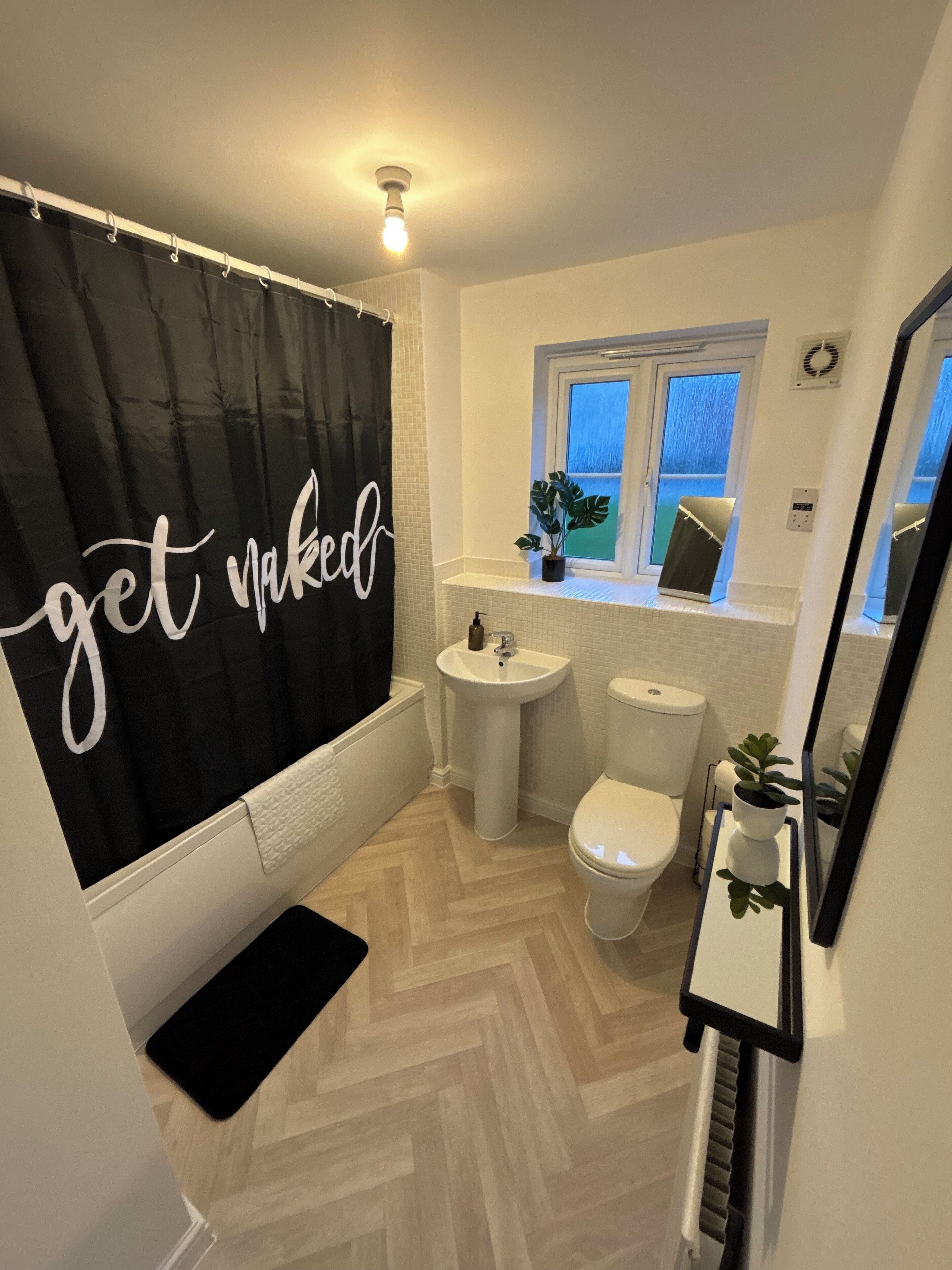 Towels, soap, toilet paper