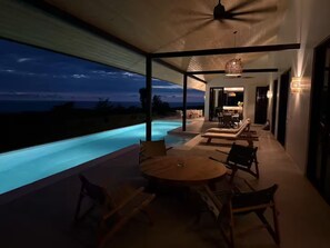 Pool - Brand-new luxury home in the heart of Santa Teresa with stunning 60 ft lap pool (Santa Teresa)
