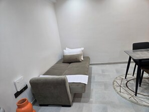 Living area - Hivernage Chic :Havre de Paix & Minimalist Design (Marrakech)