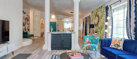 Smart-TV, Kamin, Videospiele