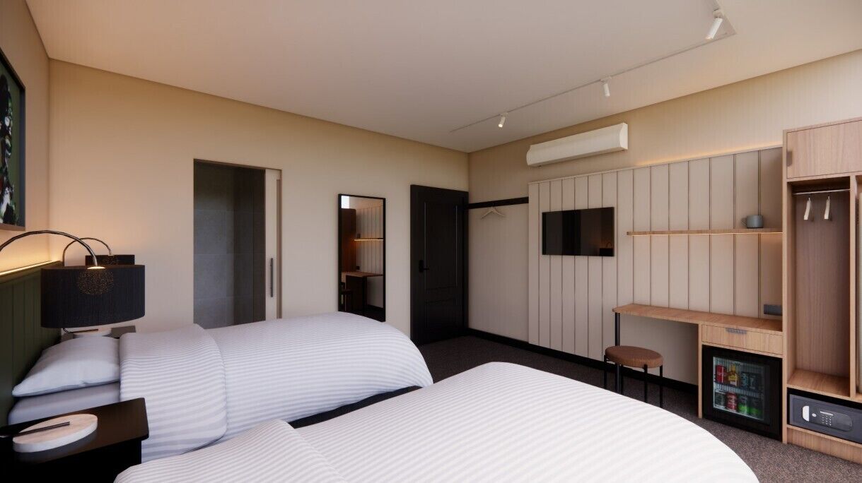 خزنة داخل الغرفة ومكواة/لوح كي وواي فاي مجانًا