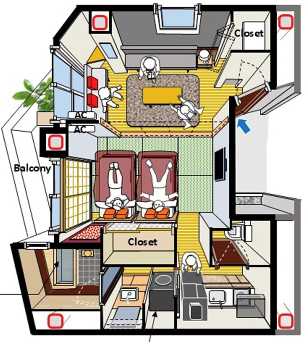 مخطط تصميم الطابق