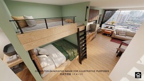 Familien-Studiosuite, Kochnische | Kostenloses WLAN
