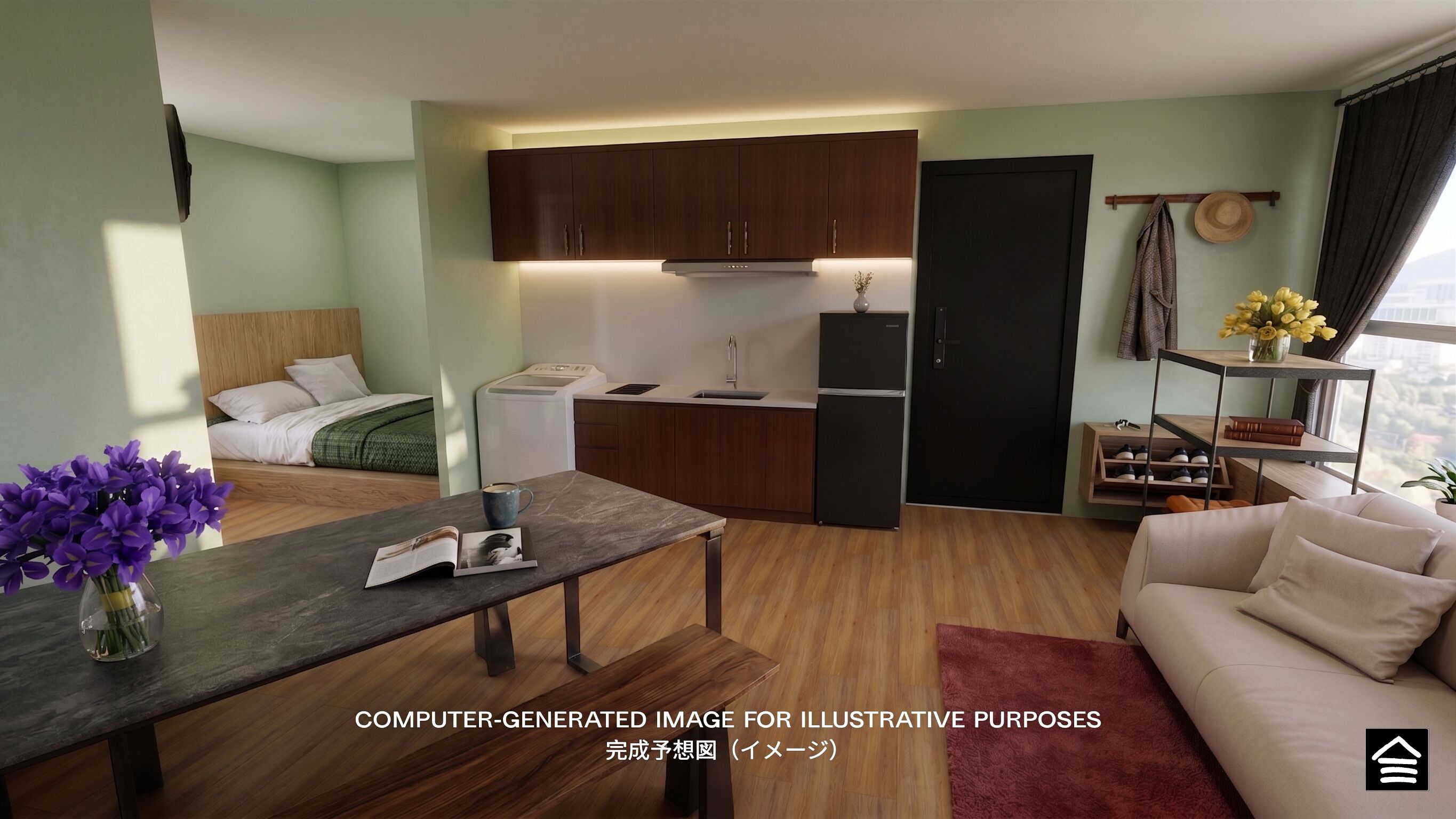 Studiosuite, Kochnische | Kostenloses WLAN