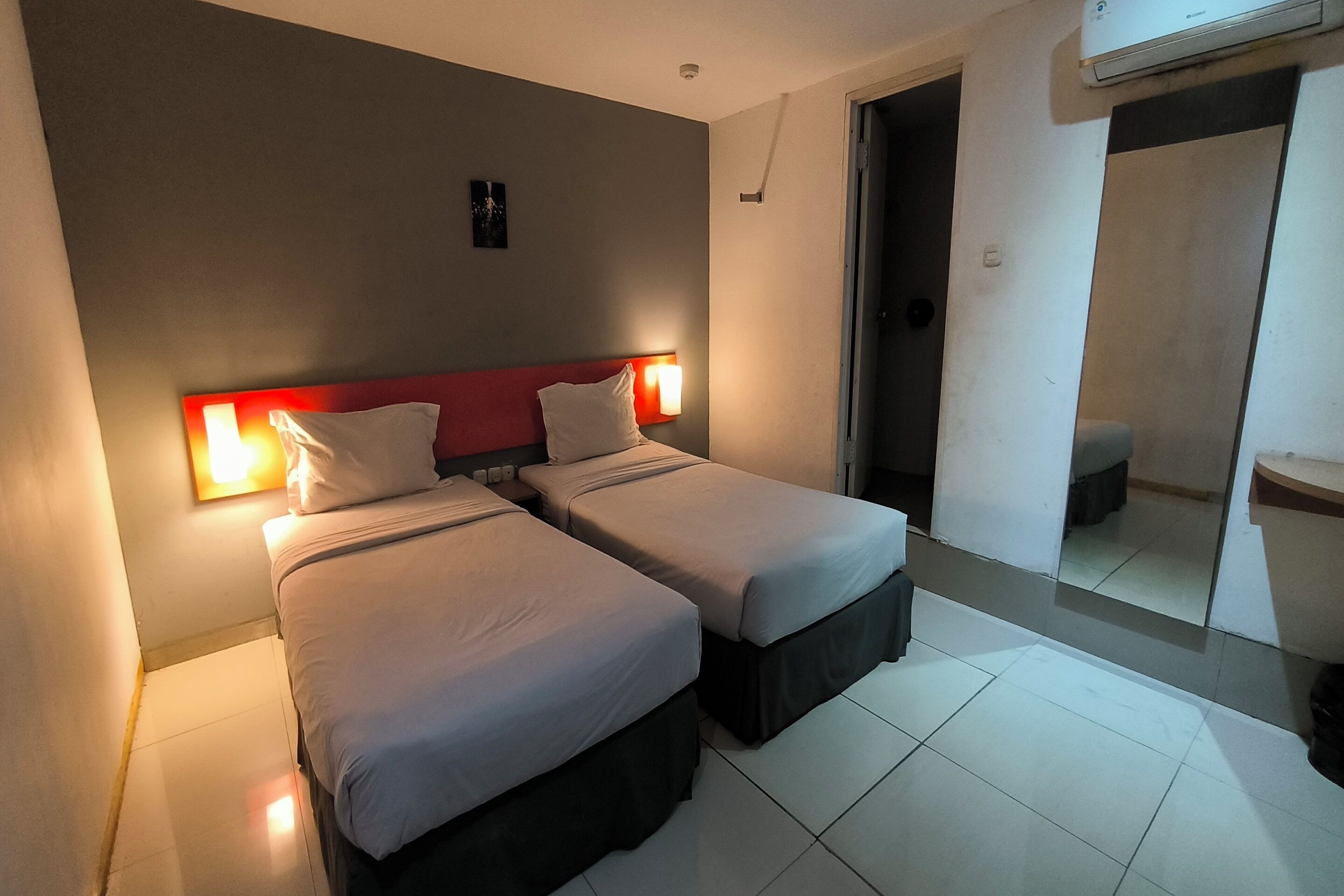 豪華雙床房 | 免費無線上網、床單