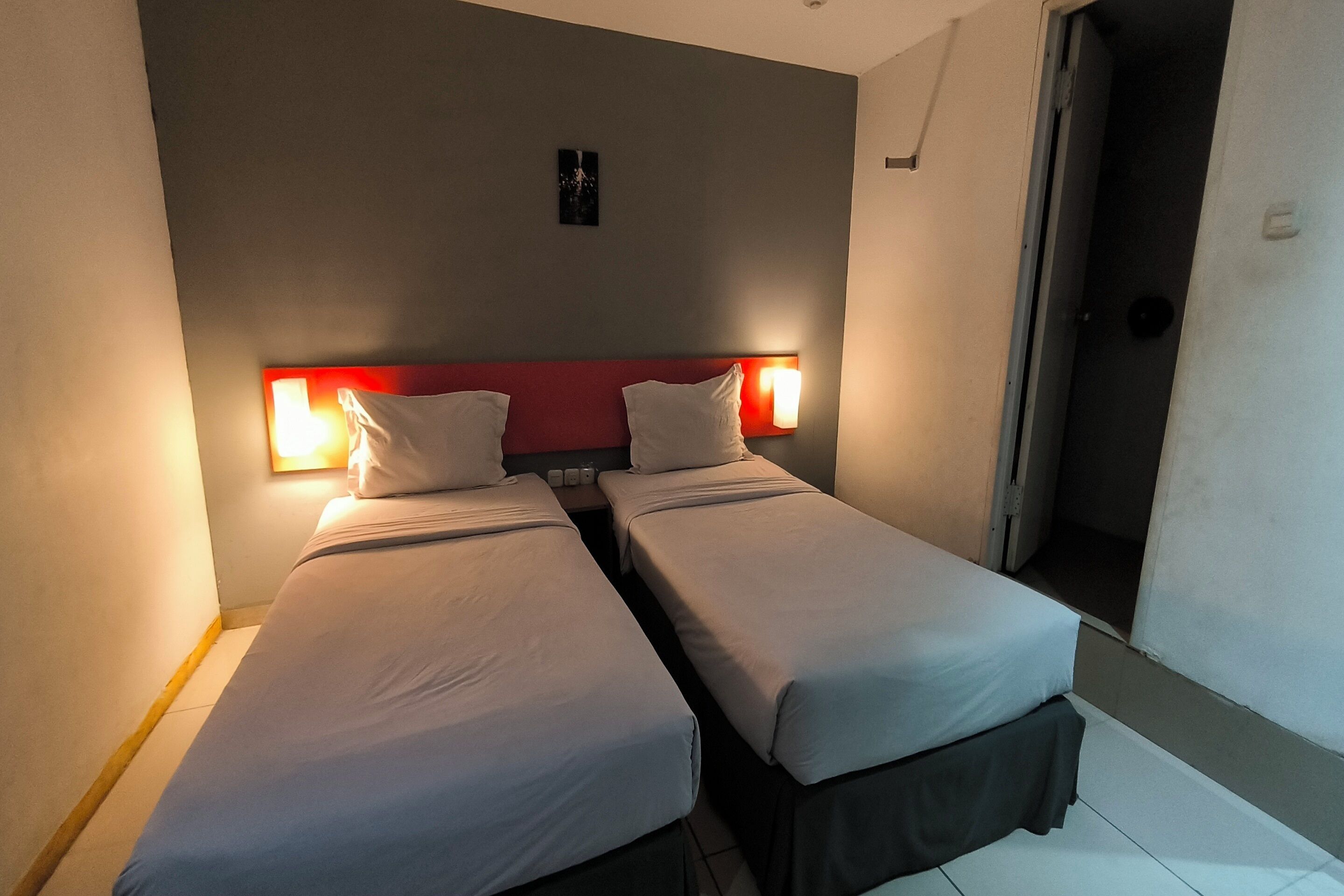 Kamar Twin Deluks | Wi-Fi gratis dan seprai linen