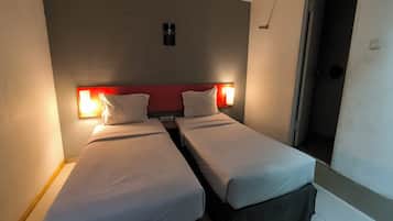 Kamar Twin Deluks | Wi-Fi gratis dan seprai linen