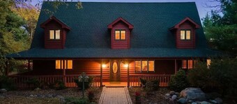 Monthly or Seasonal Large Petite Lake 44 Lakehouse Retreat With Private Pier and Hot Tub Secluded Deep in the Woods
