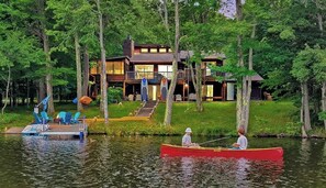 Interior - Lakefront Hot Tub Canoes Game Room Wood FP (Gouldsboro)