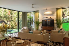 Villa, Beach View | Living area - TBK VILLA VAGATOR 05 (Vagator)