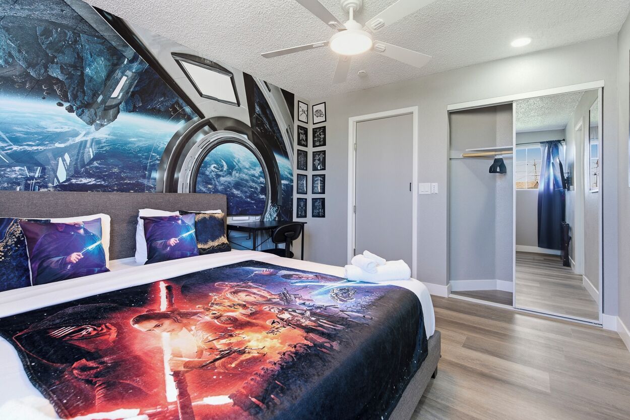 5 dormitorios, tabla de planchar con plancha, wifi y ropa de cama