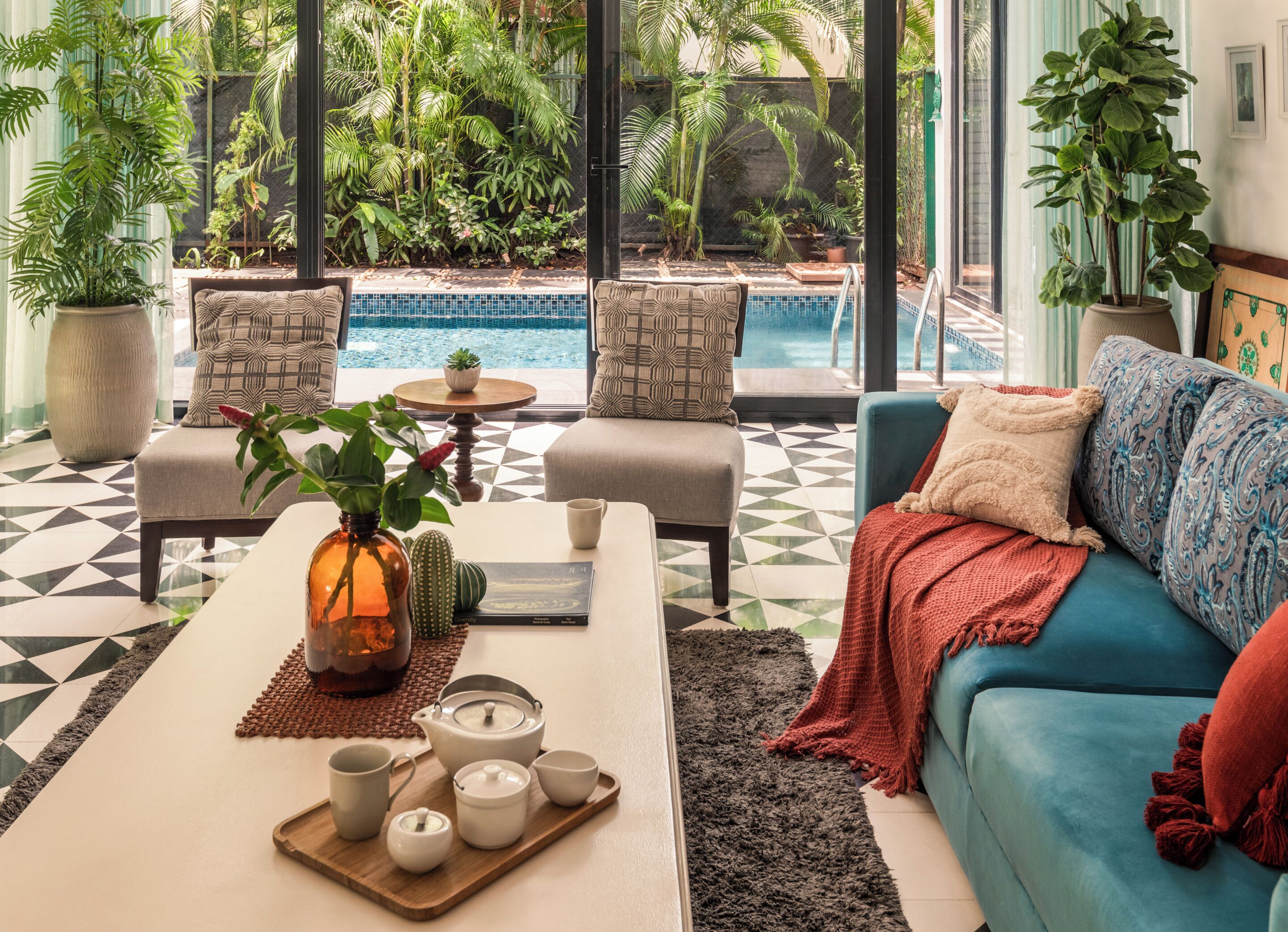 Villa, Balcony | Living area