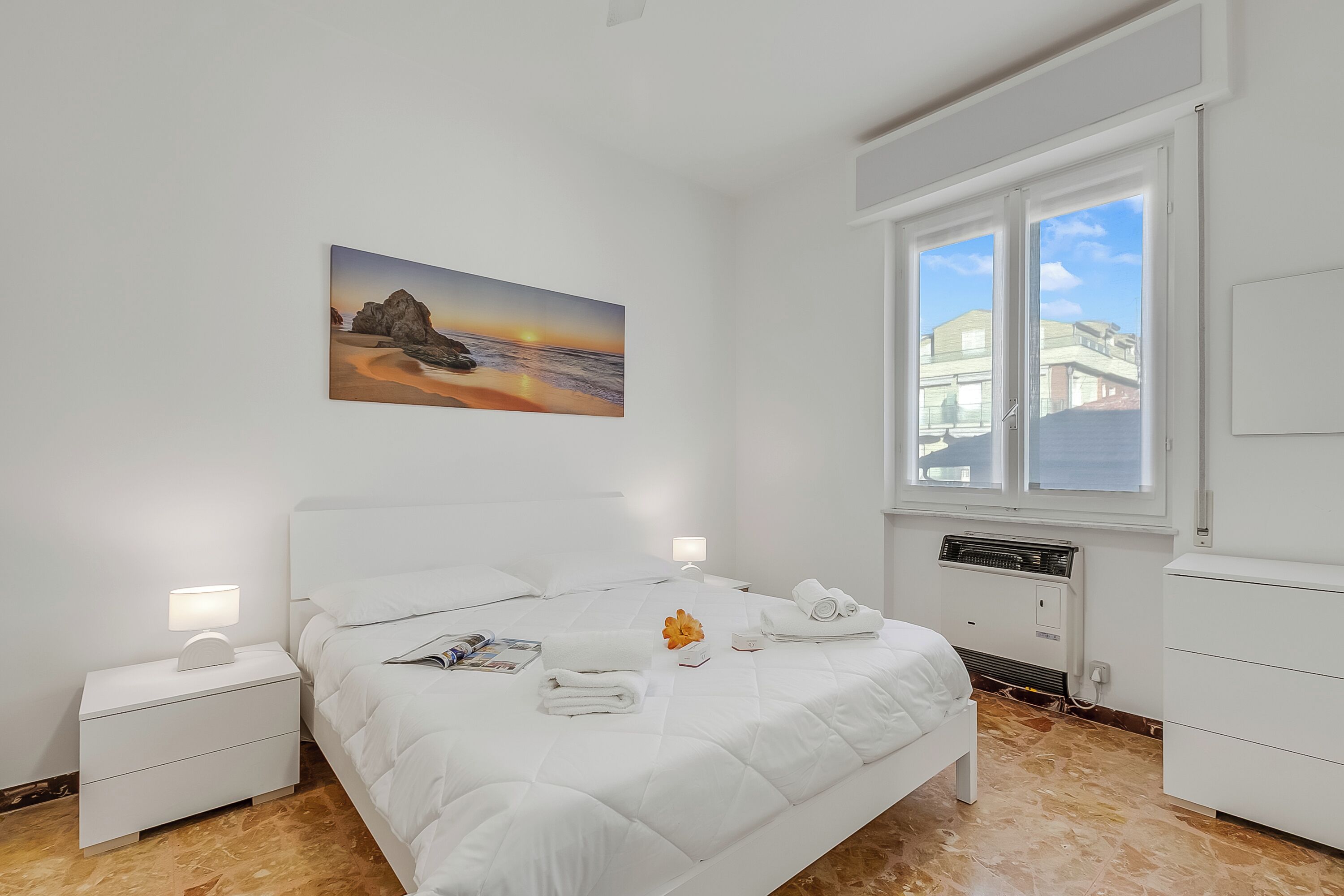 Appartamento Standard, 1 camera da letto, balcone, fronte mare (Verdi Loano Beach Apartment with) | 1 camera