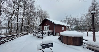Cozy 1-bedroom lodge in beautiful Kaltanenai with AC