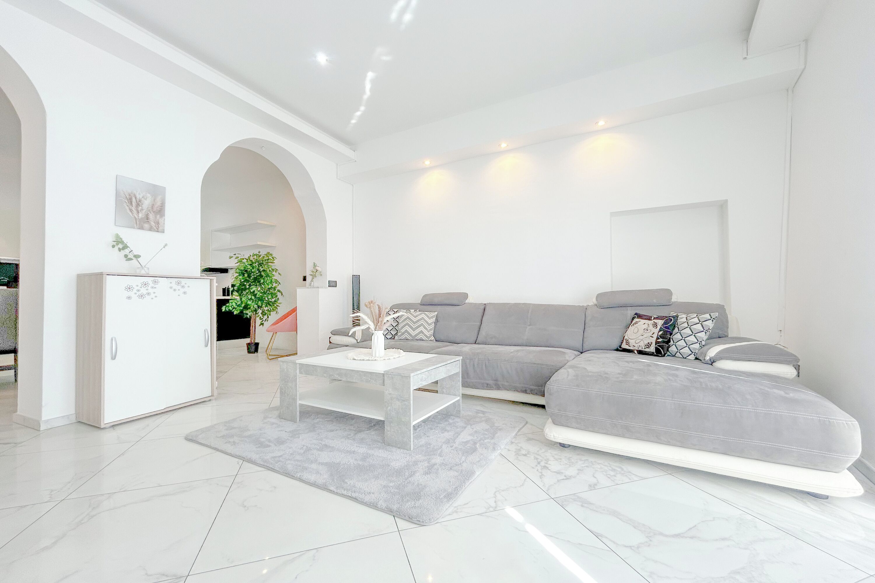 Appartement Familial, plusieurs chambres, côté montagne (Cianta) | Coin séjour