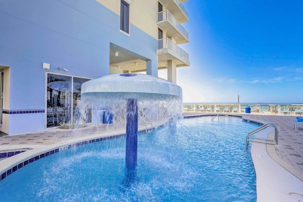 Pool - Gulf-Front Fun! Majestic Beach Resort Condo (Panama City Beach)