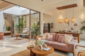 Living area - TBK VILLA  VAGATOR R8 (Vagator)