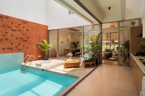 Outdoor pool - TBK VILLA  VAGATOR R4 (Vagator)