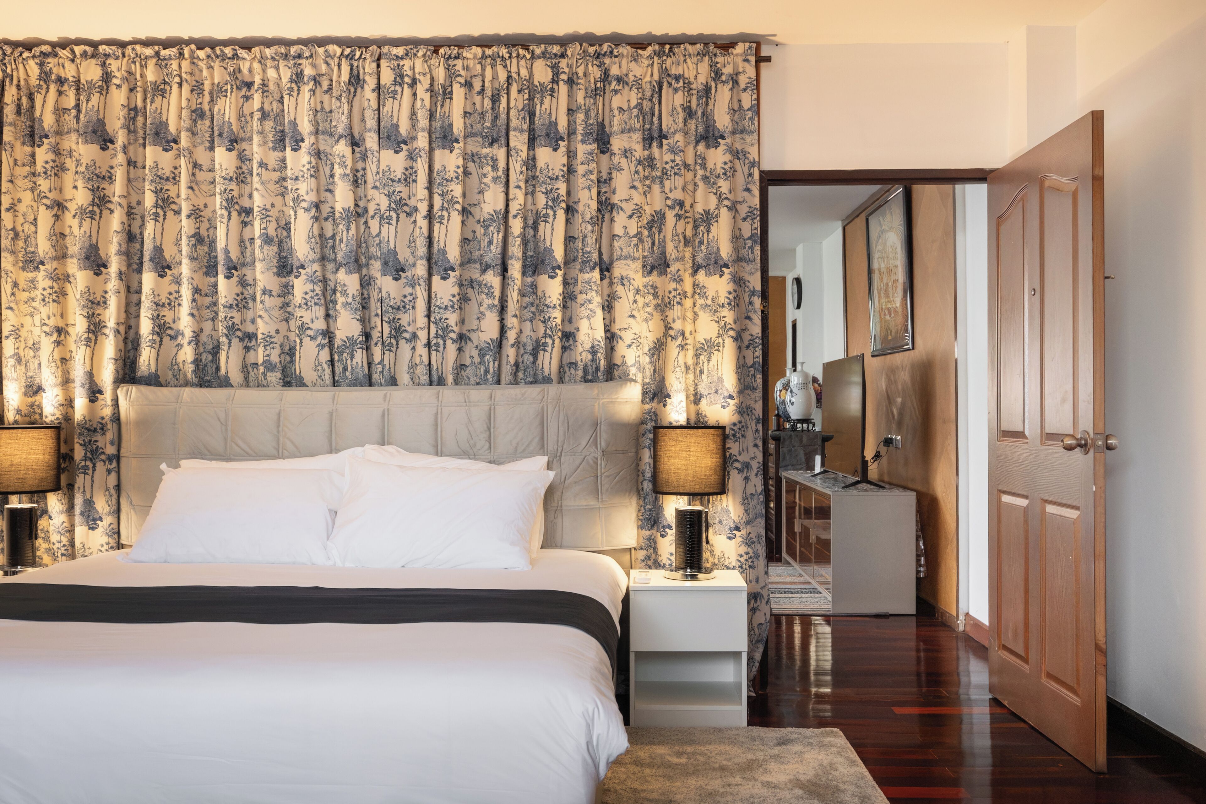 1 室のベッドルーム、アイロン / アイロン台、WiFi、ベッドシーツ