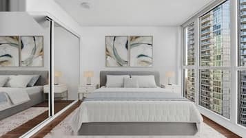 Familien-Suite, Seeblick | Laptopgeeigneter Arbeitsplatz