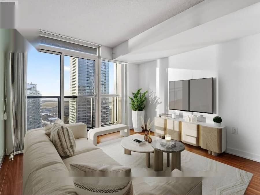 Suite familiar, vistas al lago | Zona de estar