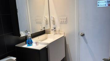 Family Suite, City View | Bathroom | Combined shower/tub, free toiletries, hair dryer, towels