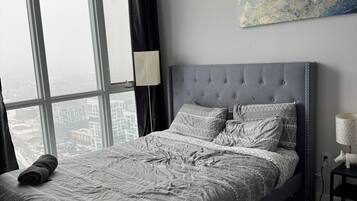 Family Suite, City View | Laptop workspace