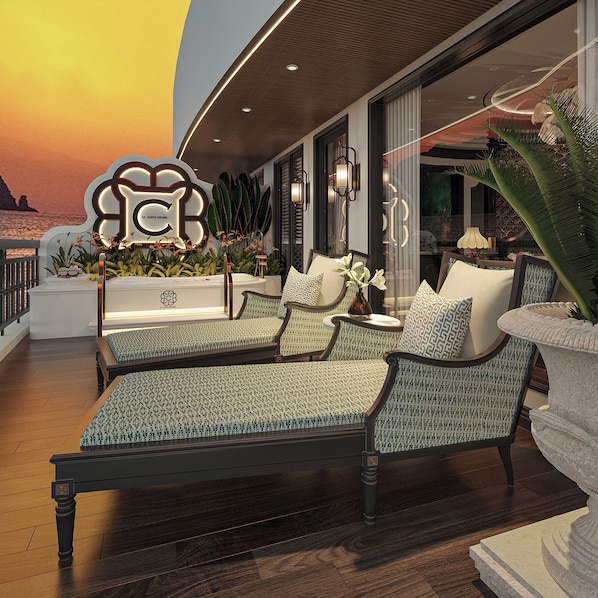 Honeymoon Suite, Balcony, Ocean View | Terrace/patio