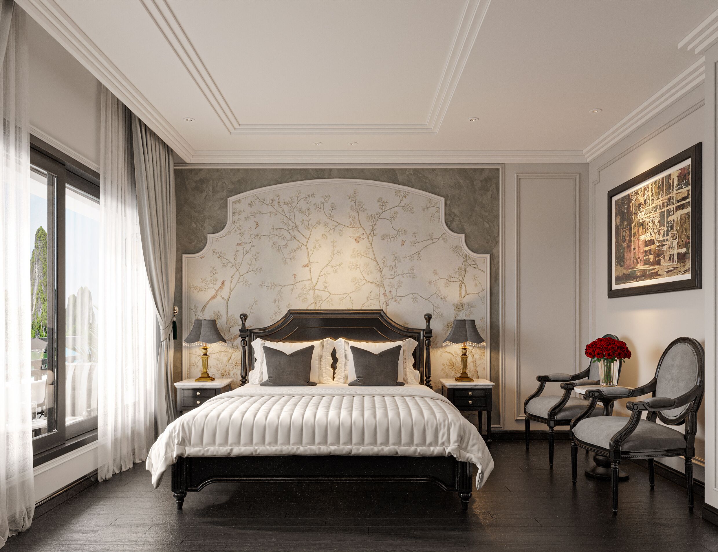 Junior Double or Twin Room, Balcony, Ocean View | Desk