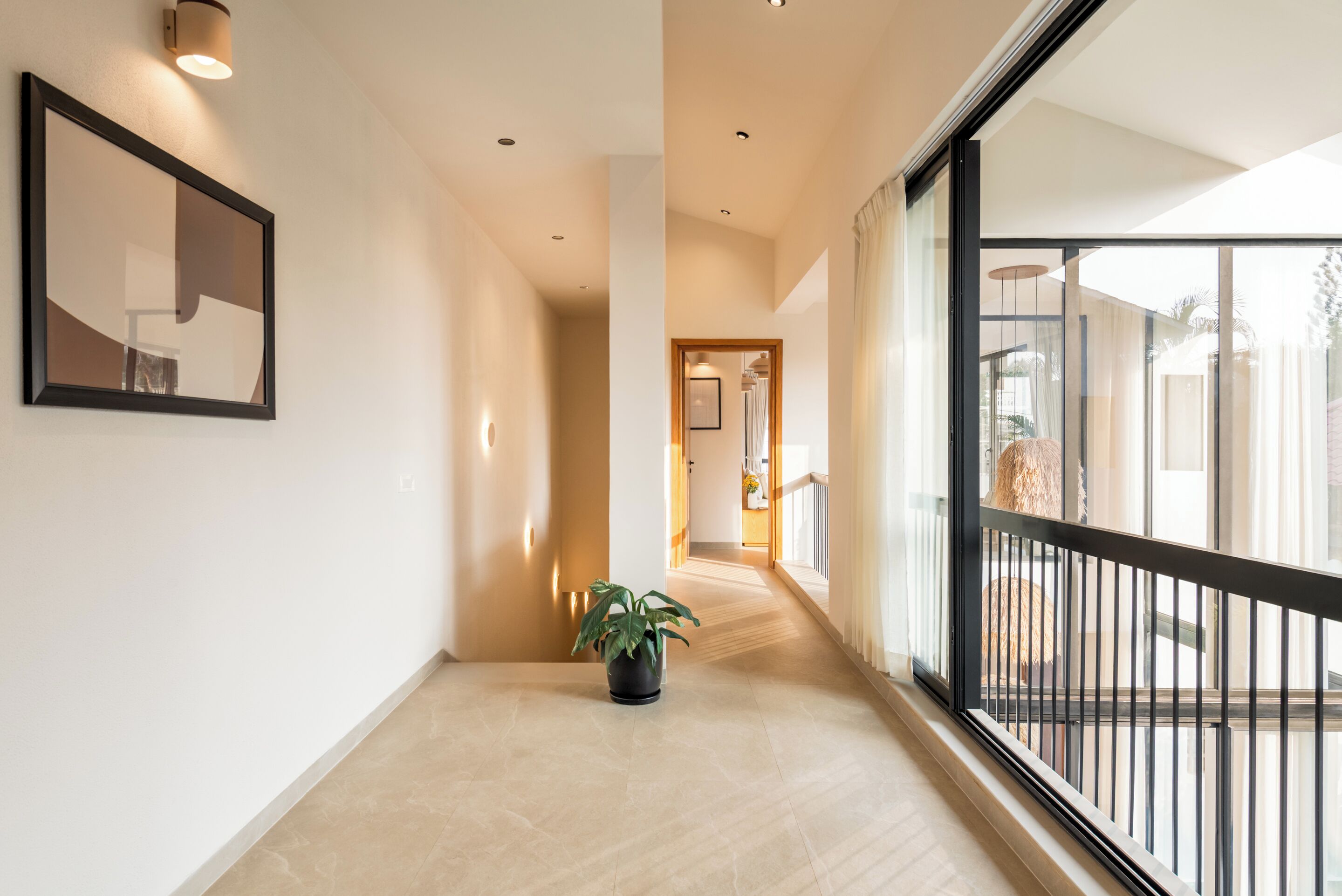 Villa, Gartenblick | Balkon
