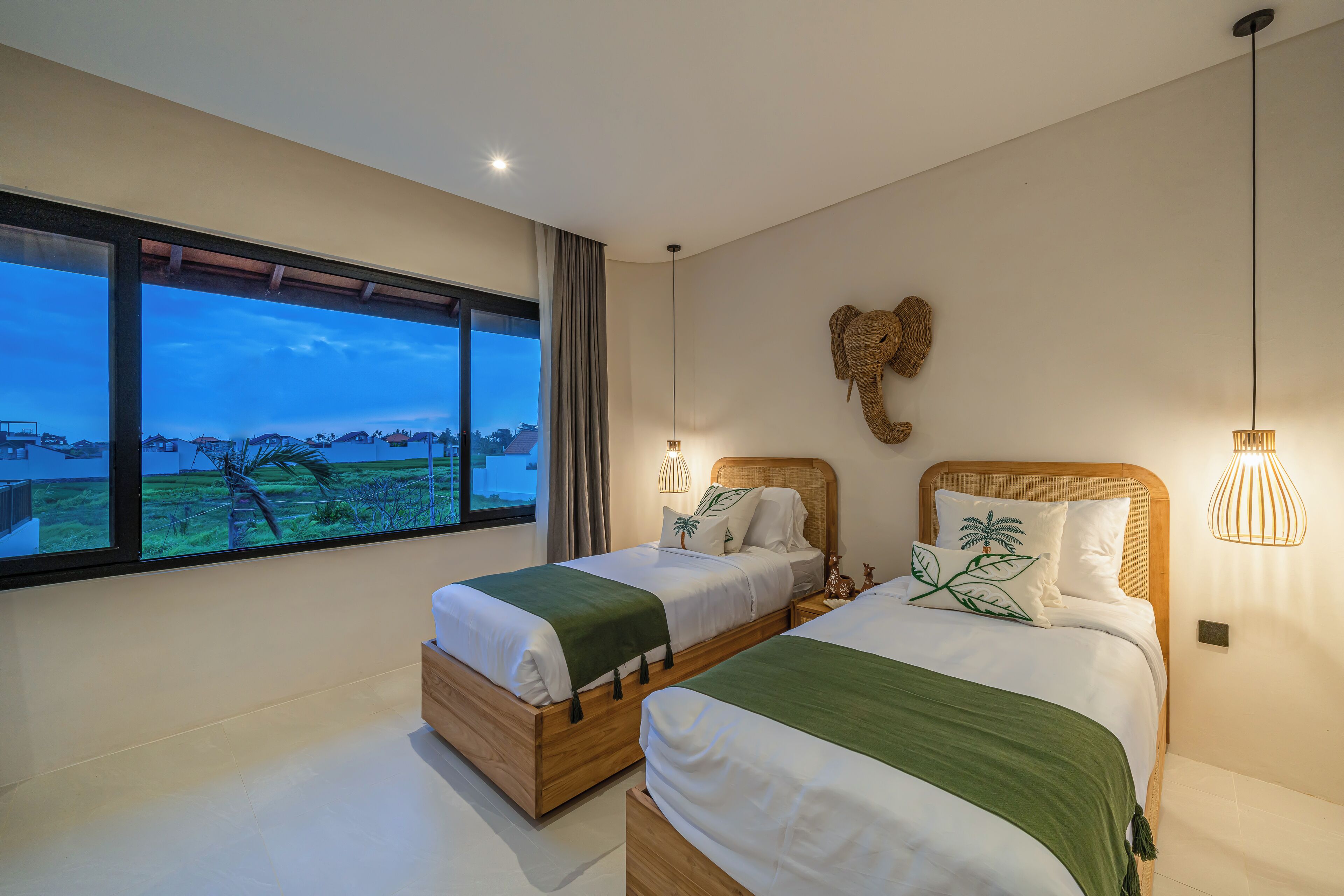 Family Villa, Pool View | In-room safe, desk, laptop workspace, iron/ironing board