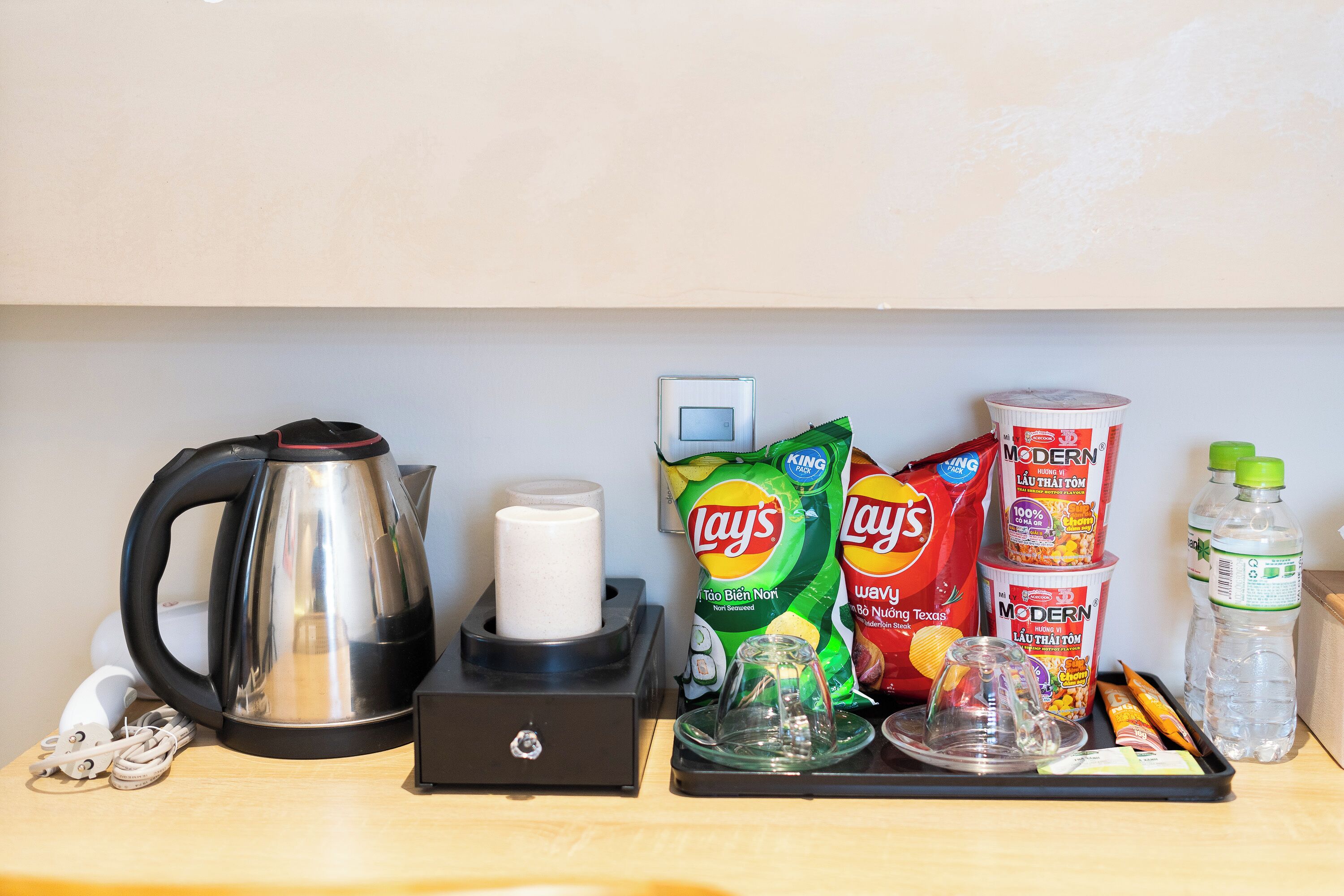 Quarto casal luxo | Alimentação e bebidas